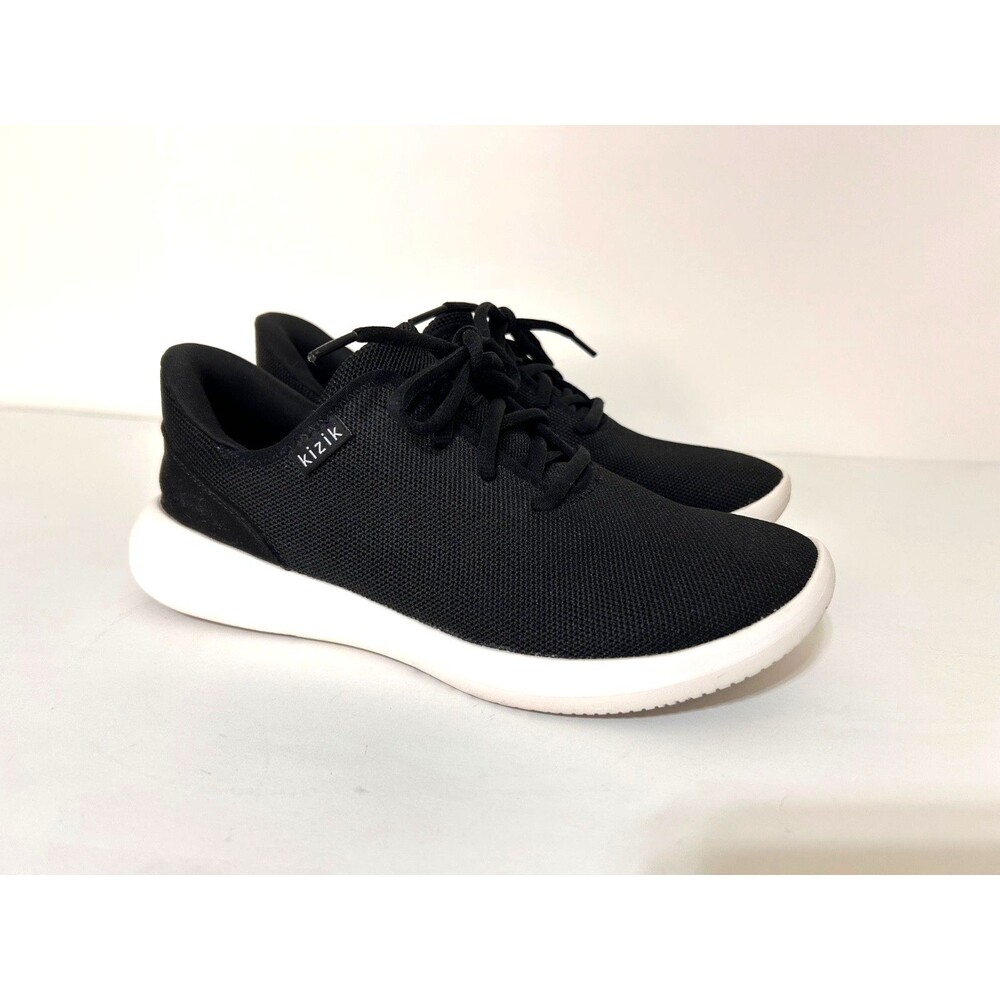 Kizik Madrid Women's 9 Men's 7.5 Eco Knit Sneakers Shoes‎ Black Hands Free
